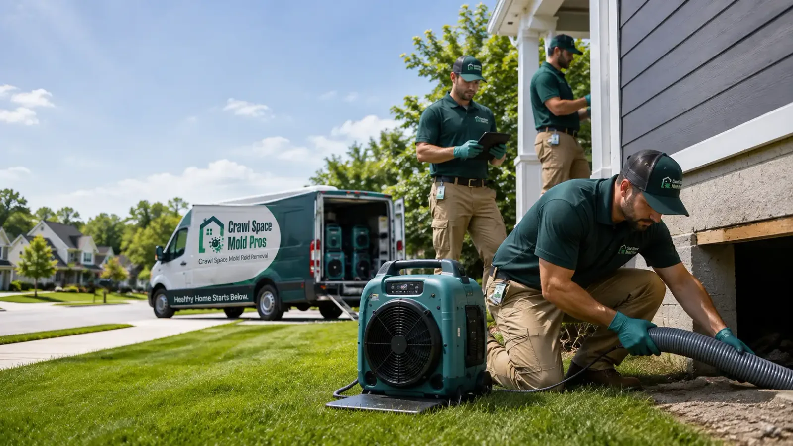 Crawl Space Mold Removal in Kinsale, VA